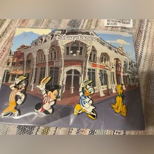 Disney Parks Dapper Dan Mickey Donald Pluto Goofy 4 pin set